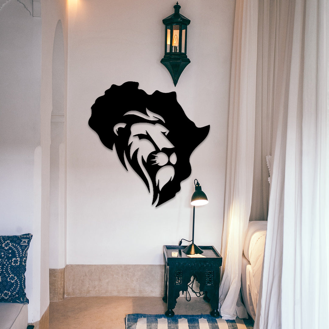 Regal Roar: Majestic Lion Wall Art