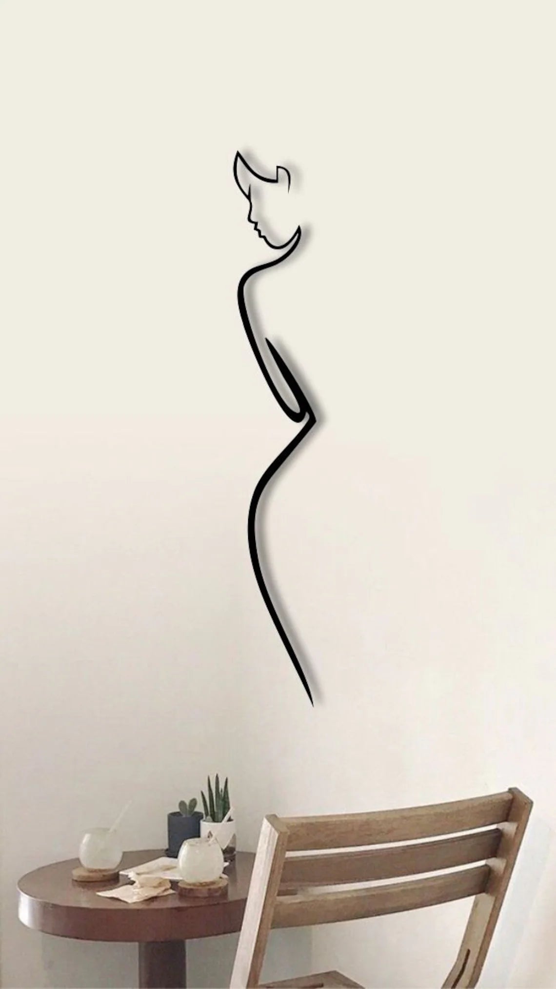 Sculpting Silhouette: Artistry in Women's Body Shape Wall Decor